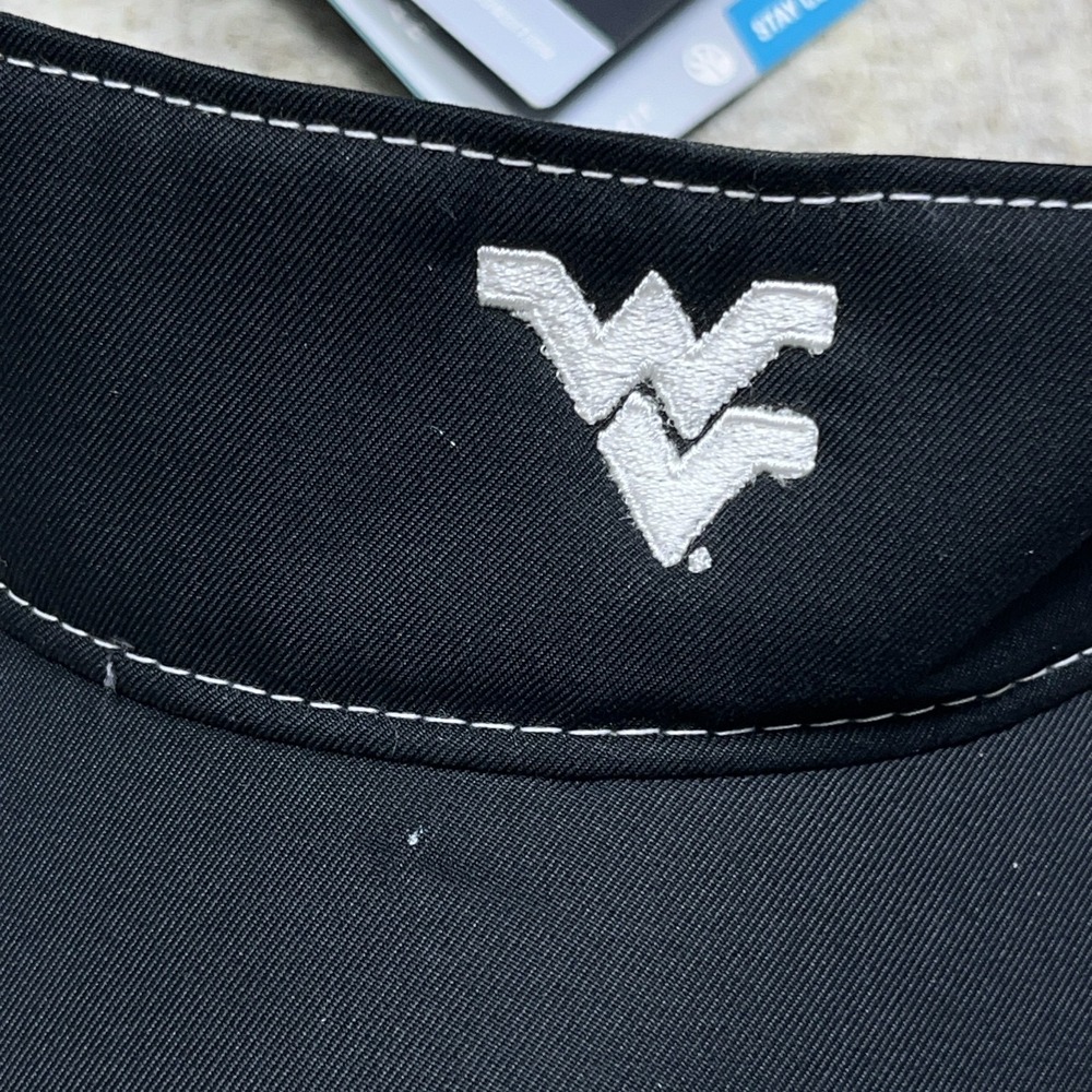 West Virginia Mountaineers Sun Visor Hat Cap Strap Back Nike Golf Wrestling Team - Picture 3 of 9